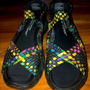 Women’s Skechers Lightweight Memory Foam Mary Jane Sandal Size 7.5M NWOT